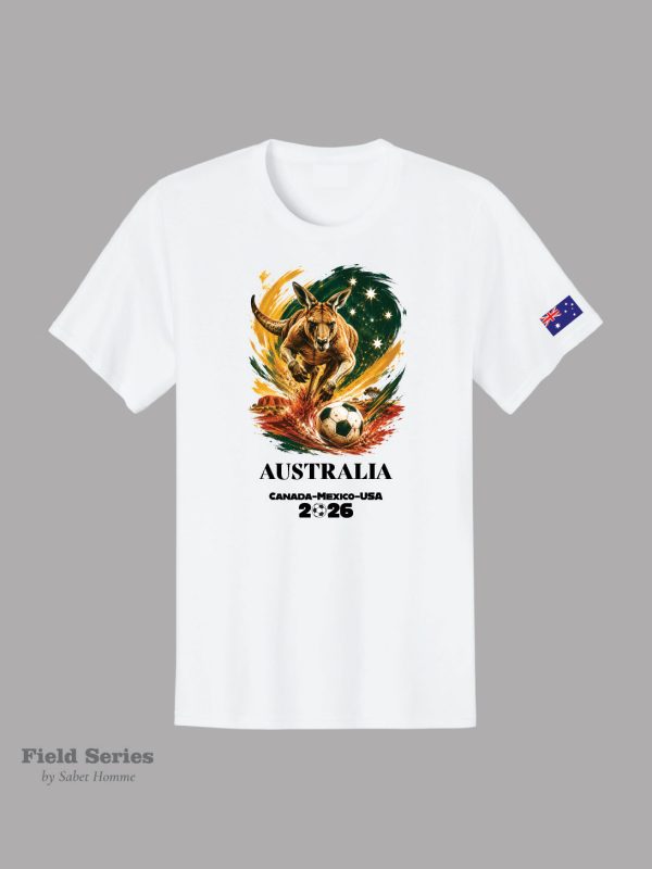 Australia Soccer Fan T-Shirt – Summer 2026 | Field Series by Sabet Homme