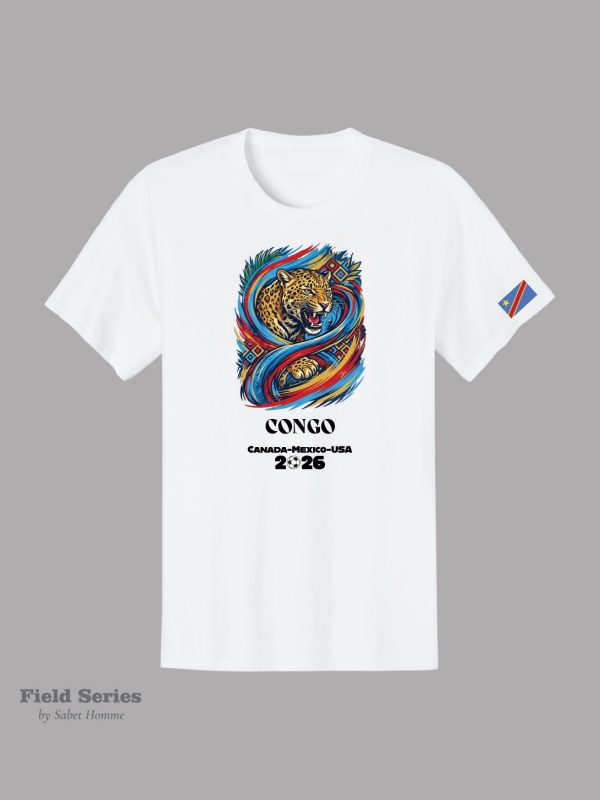 DR Congo Soccer Fan T-Shirt – Summer 2026 | Field Series by Sabet Homme