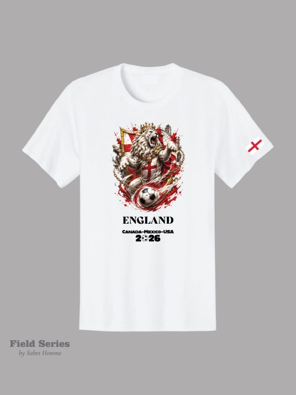 England Soccer Fan T-Shirt – Summer 2026 | Field Series by Sabet Homme
