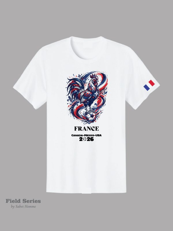 France Soccer Fan T-Shirt – Summer 2026 | Field Series by Sabet Homme