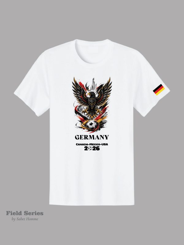 Germany Soccer Fan T-Shirt – Summer 2026 | Field Series by Sabet Homme