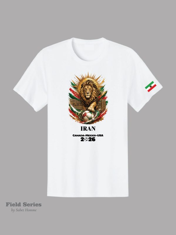 Iran Soccer Fan T-Shirt – Summer 2026 | Field Series by Sabet Homme
