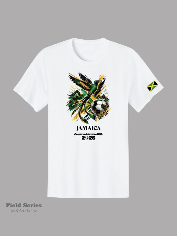 Jamaica Soccer Fan T-Shirt – Summer 2026 | Field Series by Sabet Homme