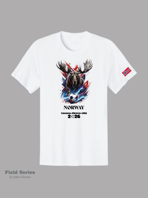 Norway Soccer Fan T-Shirt – Summer 2026 | Field Series by Sabet Homme