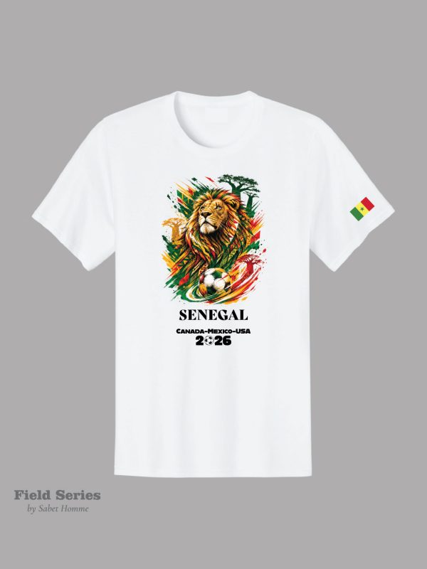 Senegal Soccer Fan T-Shirt – Summer 2026 | Field Series by Sabet Homme